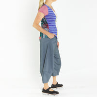 Nova Teal Cotton Blend Pant