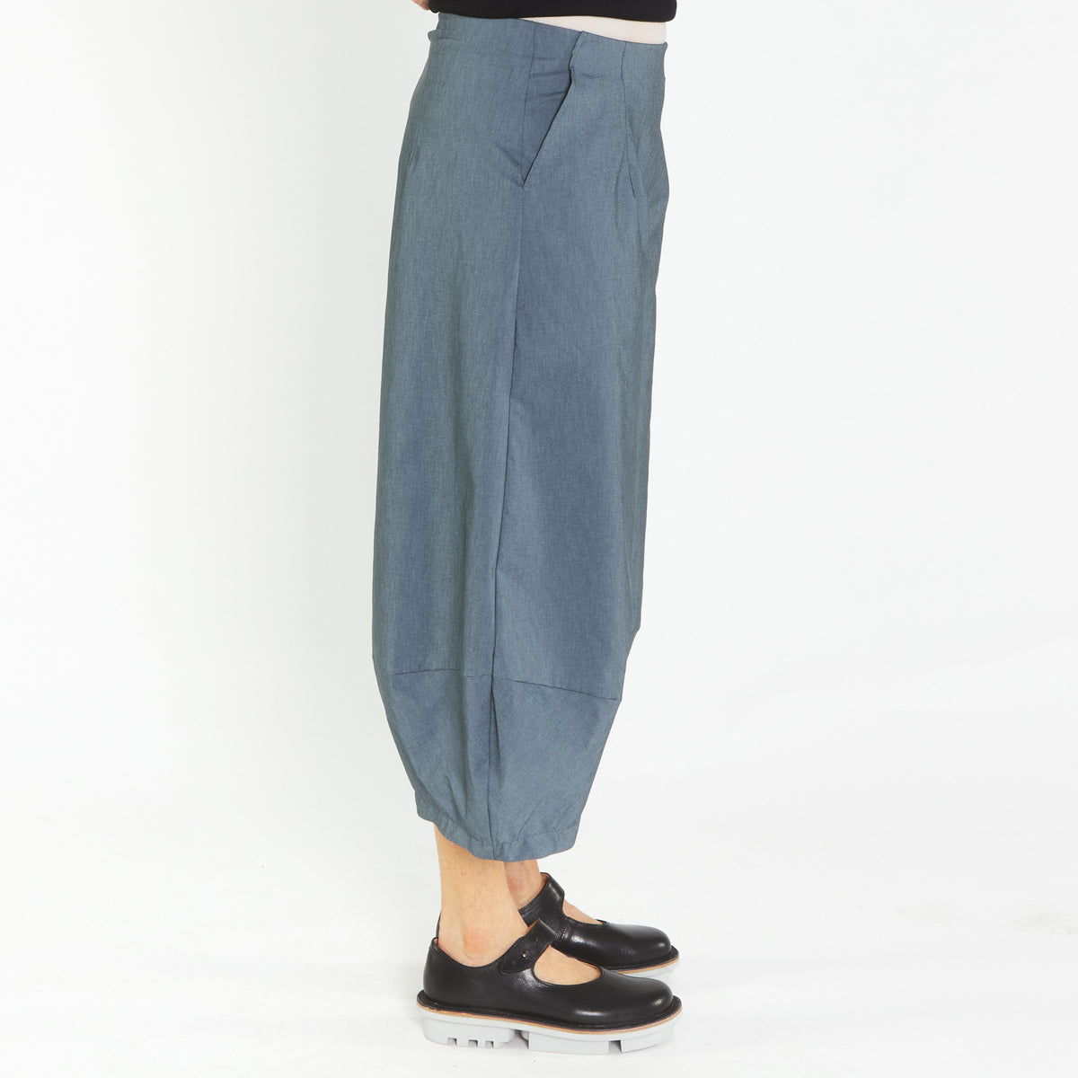 Nova Teal Cotton Blend Pant