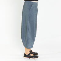 Nova Teal Cotton Blend Pant