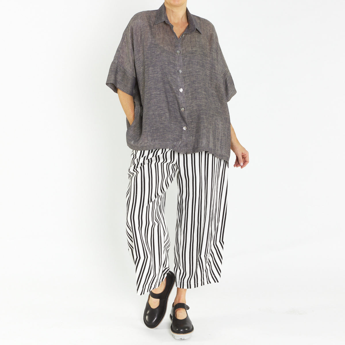 Marlon Charcoal Shirt