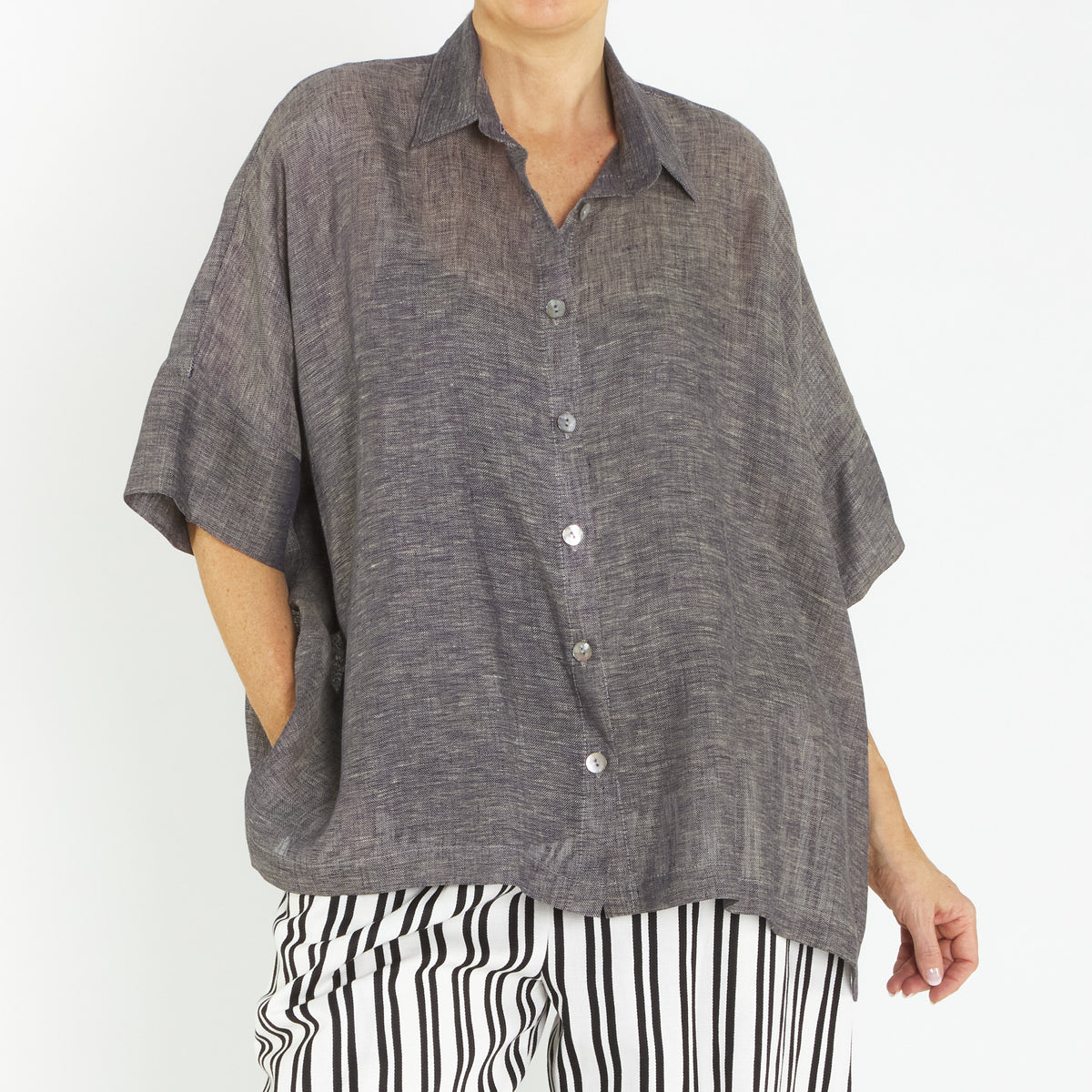 Marlon Charcoal Shirt