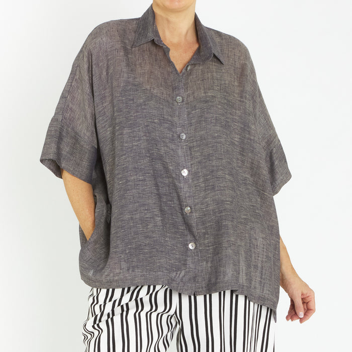 Marlon Charcoal Shirt