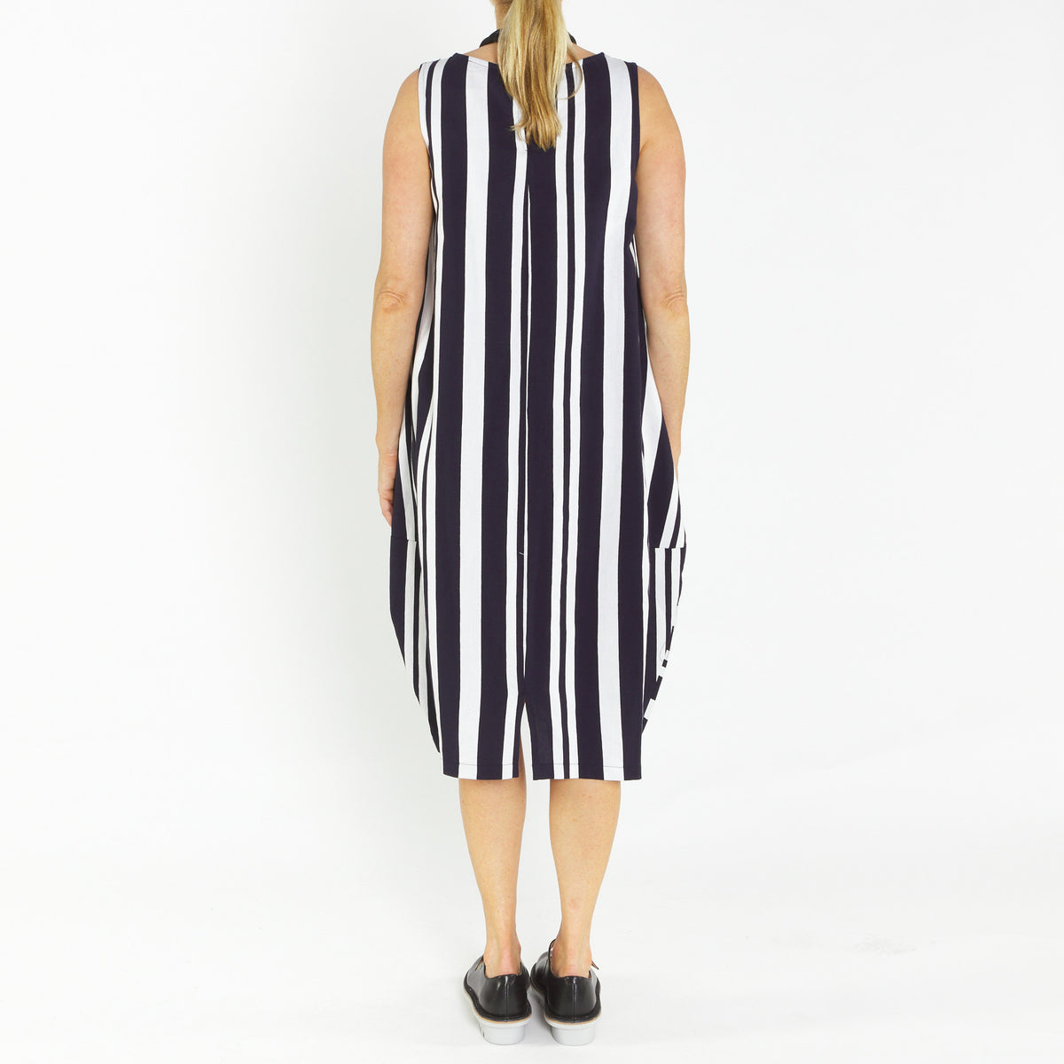 Bop Navy Stripe Dress