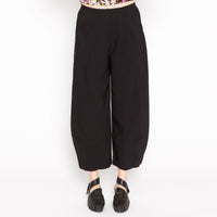 Nova Black Cotton Blend Pant