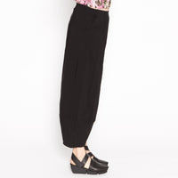 Nova Black Cotton Blend Pant