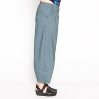 Supernova Teal Cotton Blend Pant