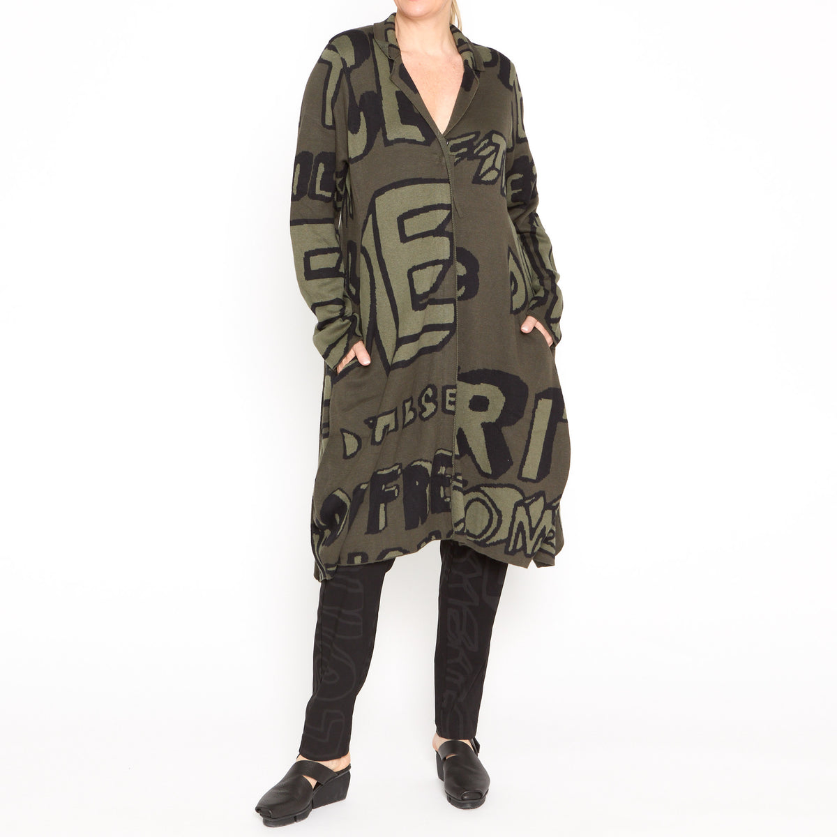 Comic Script Coat