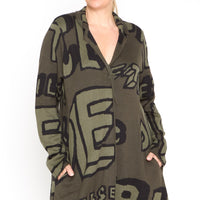 Comic Script Coat