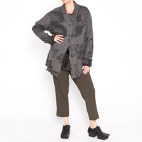 Aviator Jacquard Cardigan