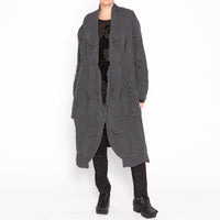 Abstract Sock Coat