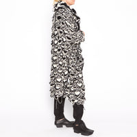 Houndstooth Droop Coat