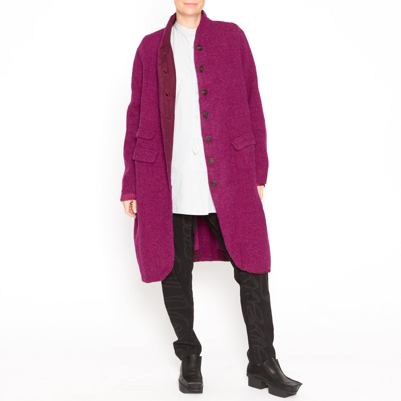 Marika Coat in Mulberry