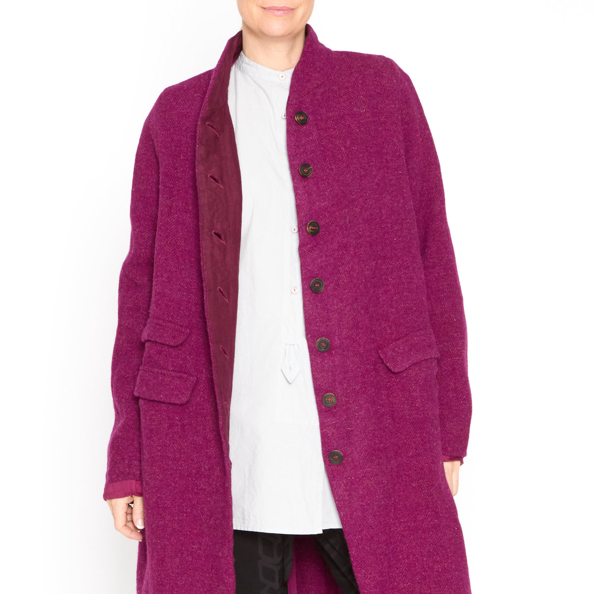 Marika Coat in Mulberry