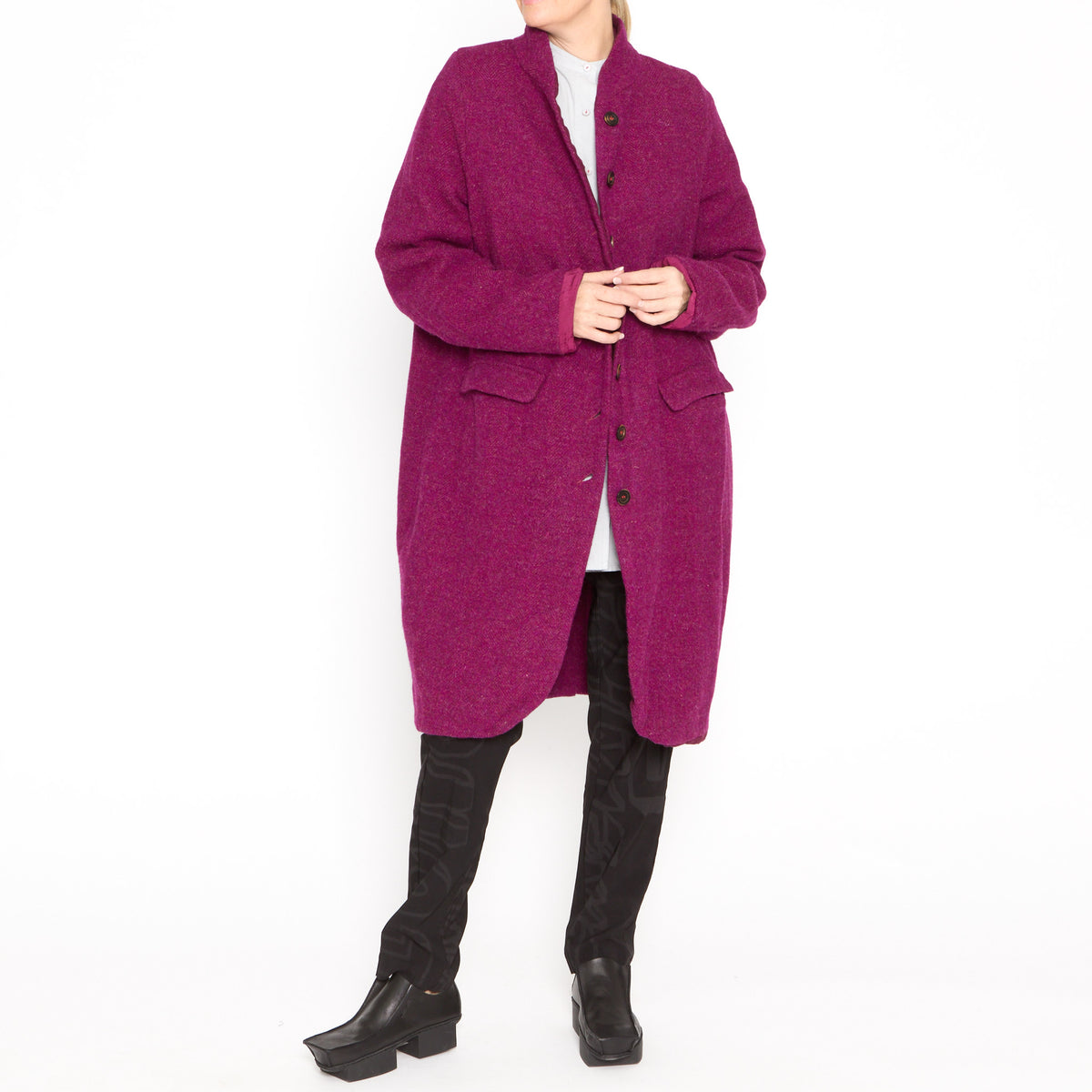 Marika Coat in Mulberry