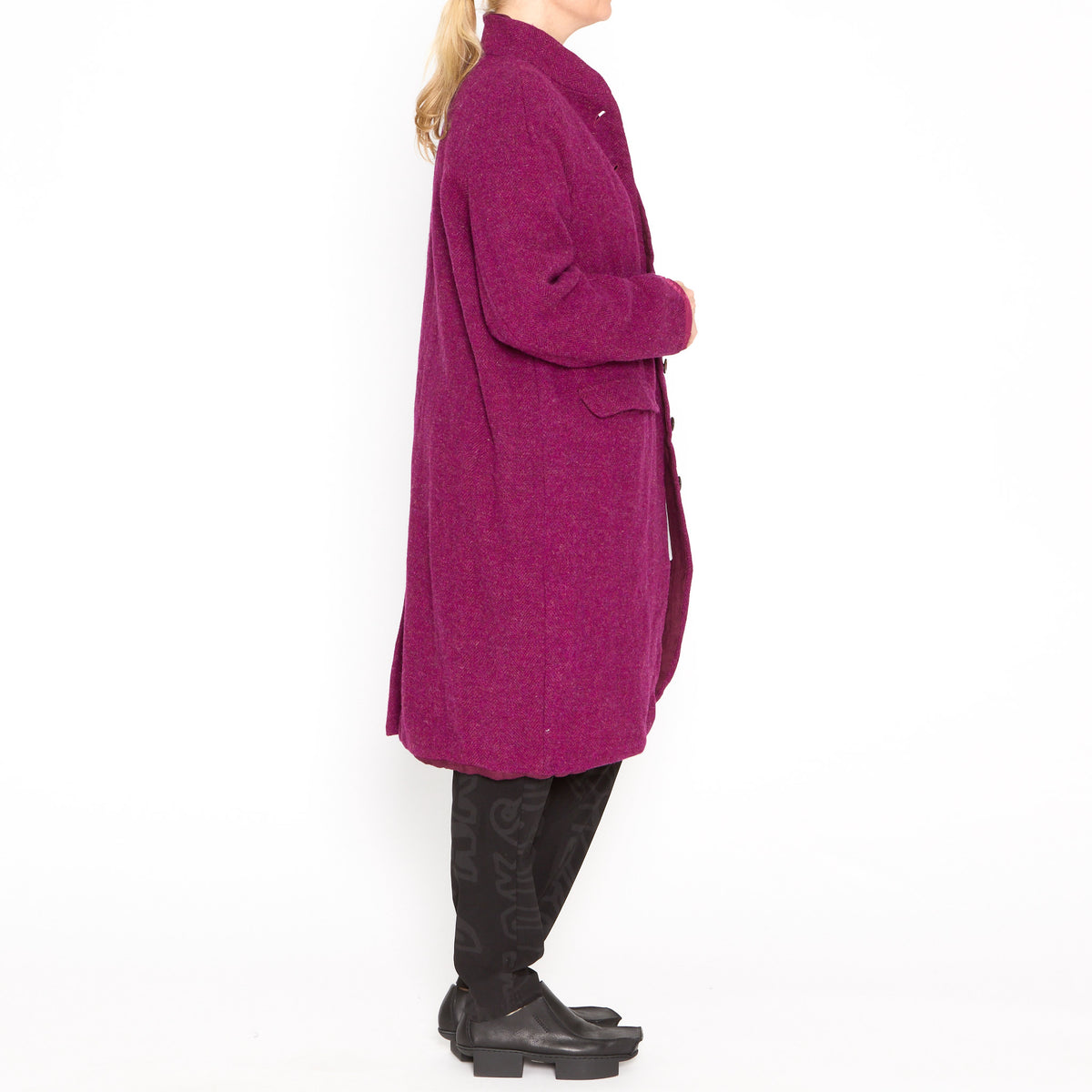 Marika Coat in Mulberry