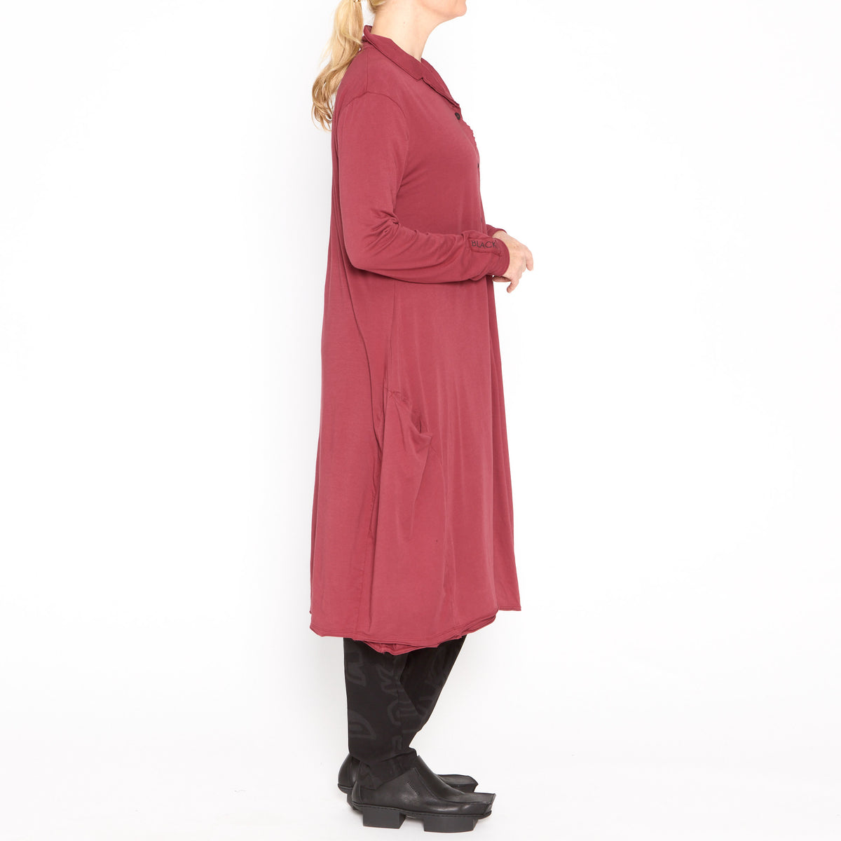 The Look In Your Eyes Dress-Cardigan in Rust - 0702