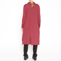 The Look In Your Eyes Dress-Cardigan in Rust - 0702