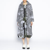 Ellen Gingham Taffeta Coat