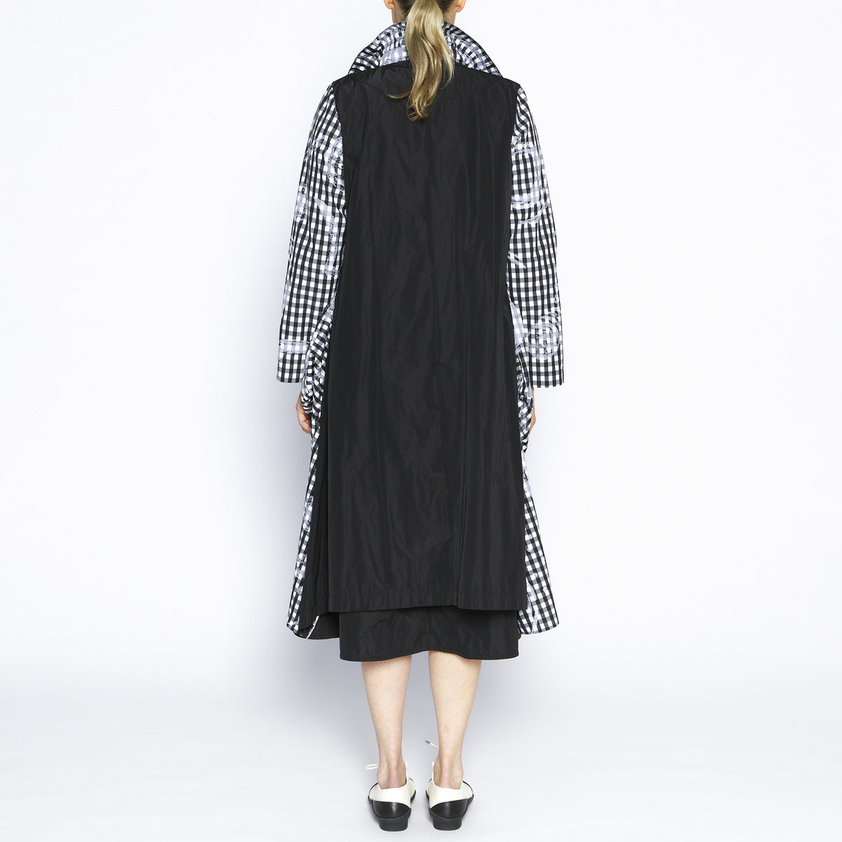 Ellen Gingham Taffeta Coat