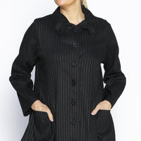 Ellen Pinstripe Coat