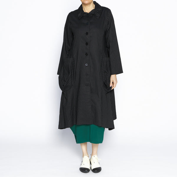 Ellen Pinstripe Coat