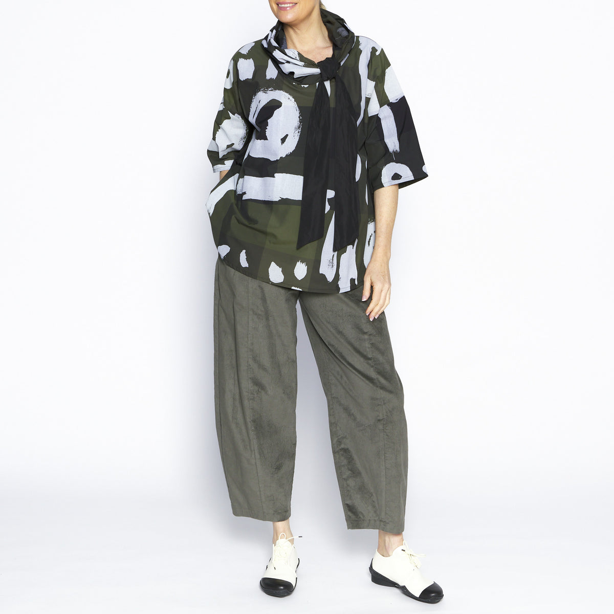 Hollie Khaki Top