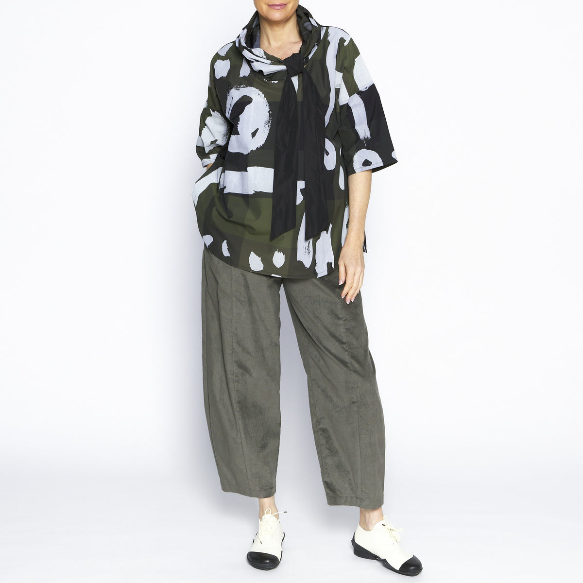 Hollie Khaki Top