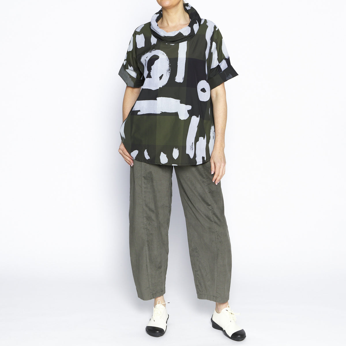 Hollie Khaki Top