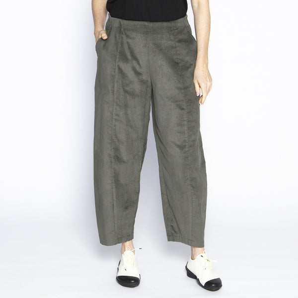 Beta Khaki Velvet Pant