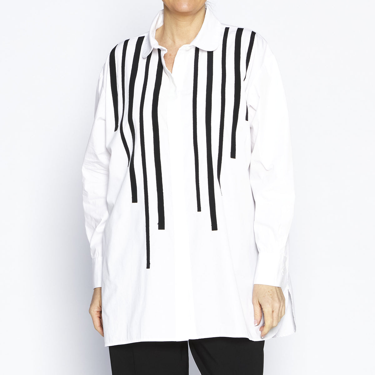 Dover White Trim Shirt