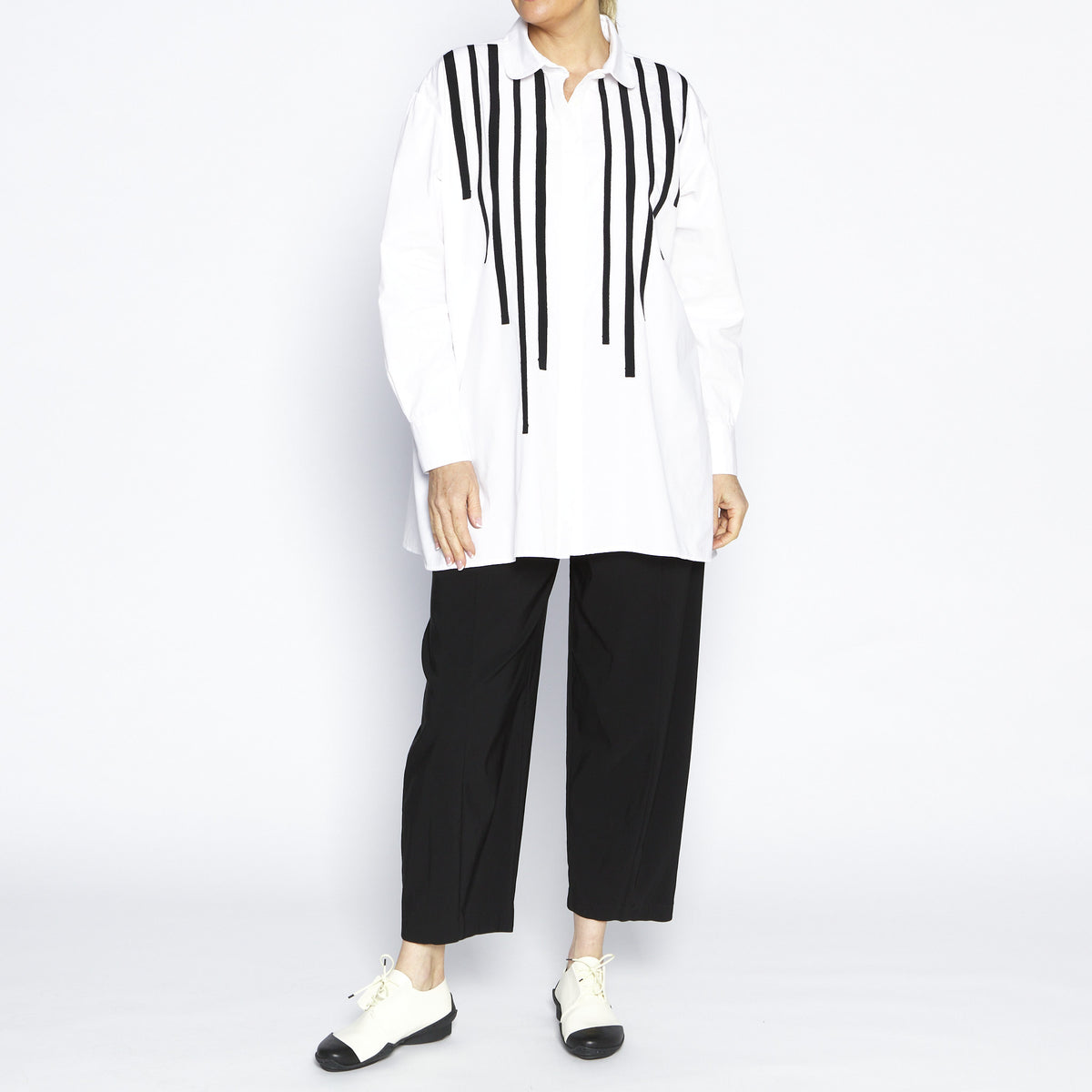 Dover White Trim Shirt