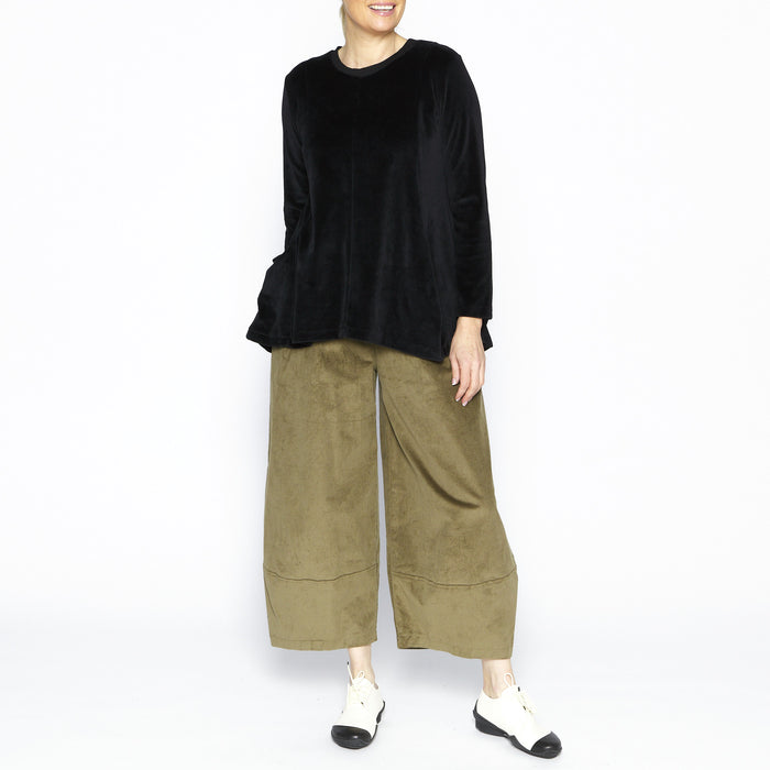 Jesse Black Velour Tunic