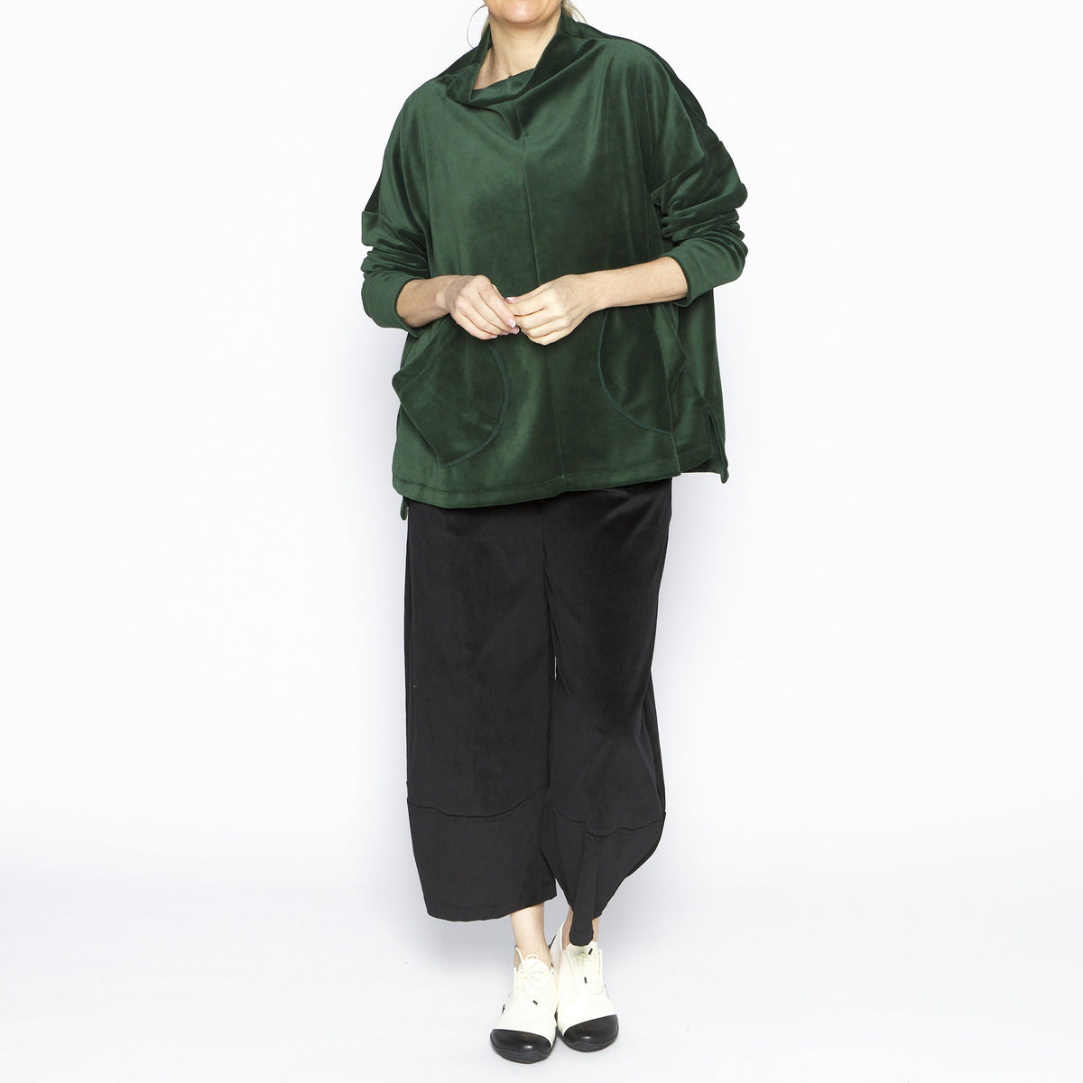 Supernova Black Velvet Pant