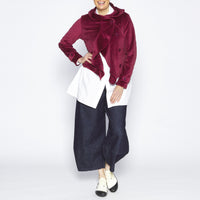 Brick Velour Hoody