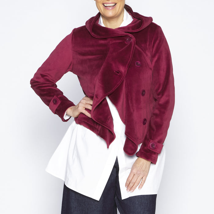 Brick Velour Hoody