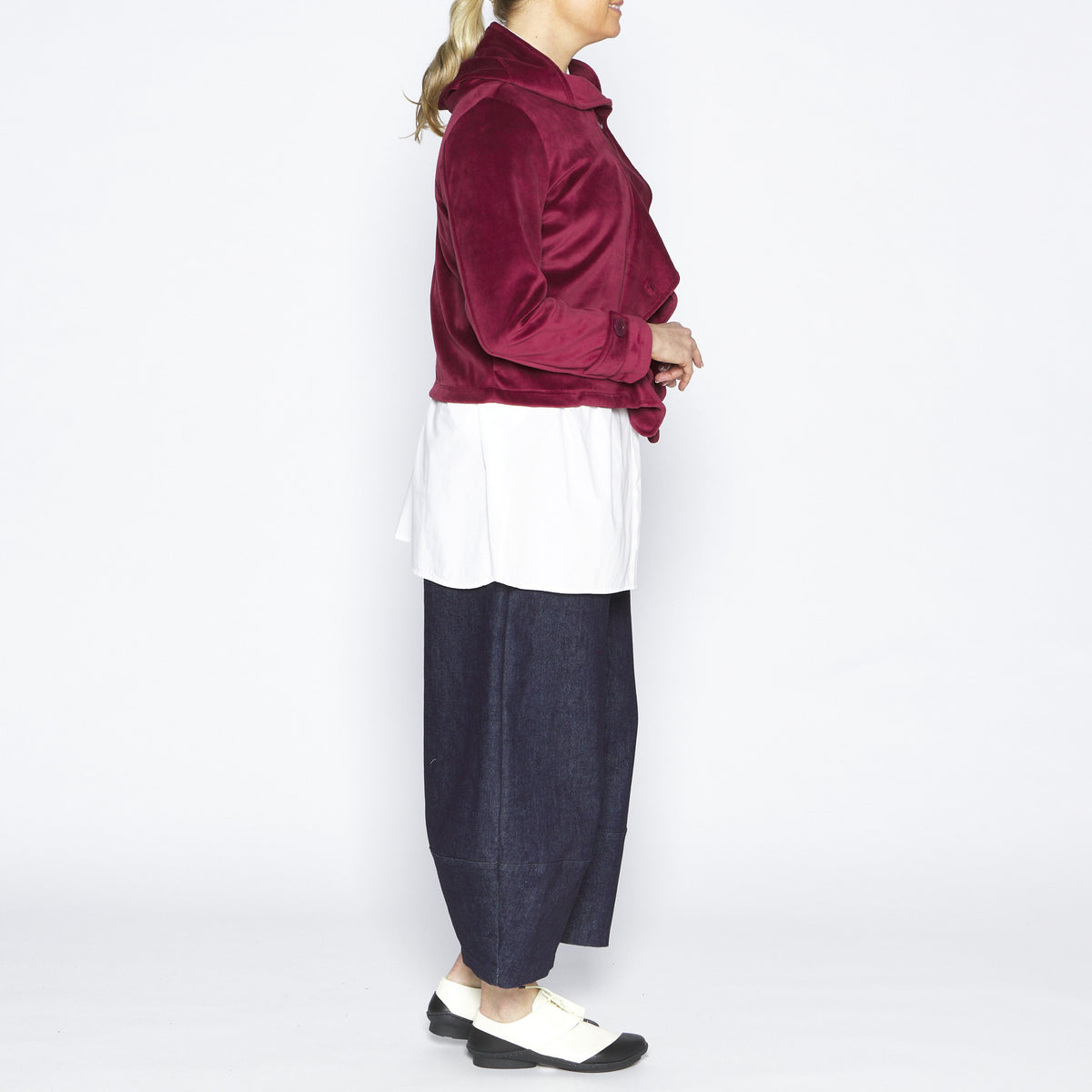 Brick Velour Hoody