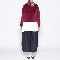 Brick Velour Hoody