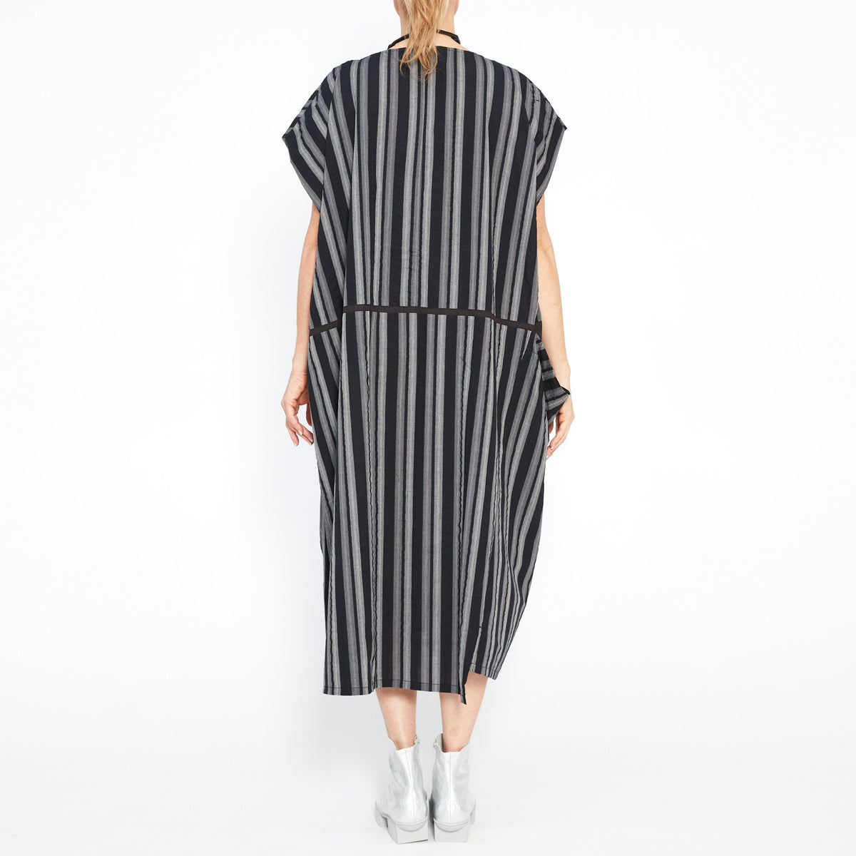 MU241607 Stripe Black Dress
