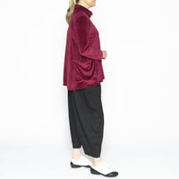 Jesse Brick Velour Tunic