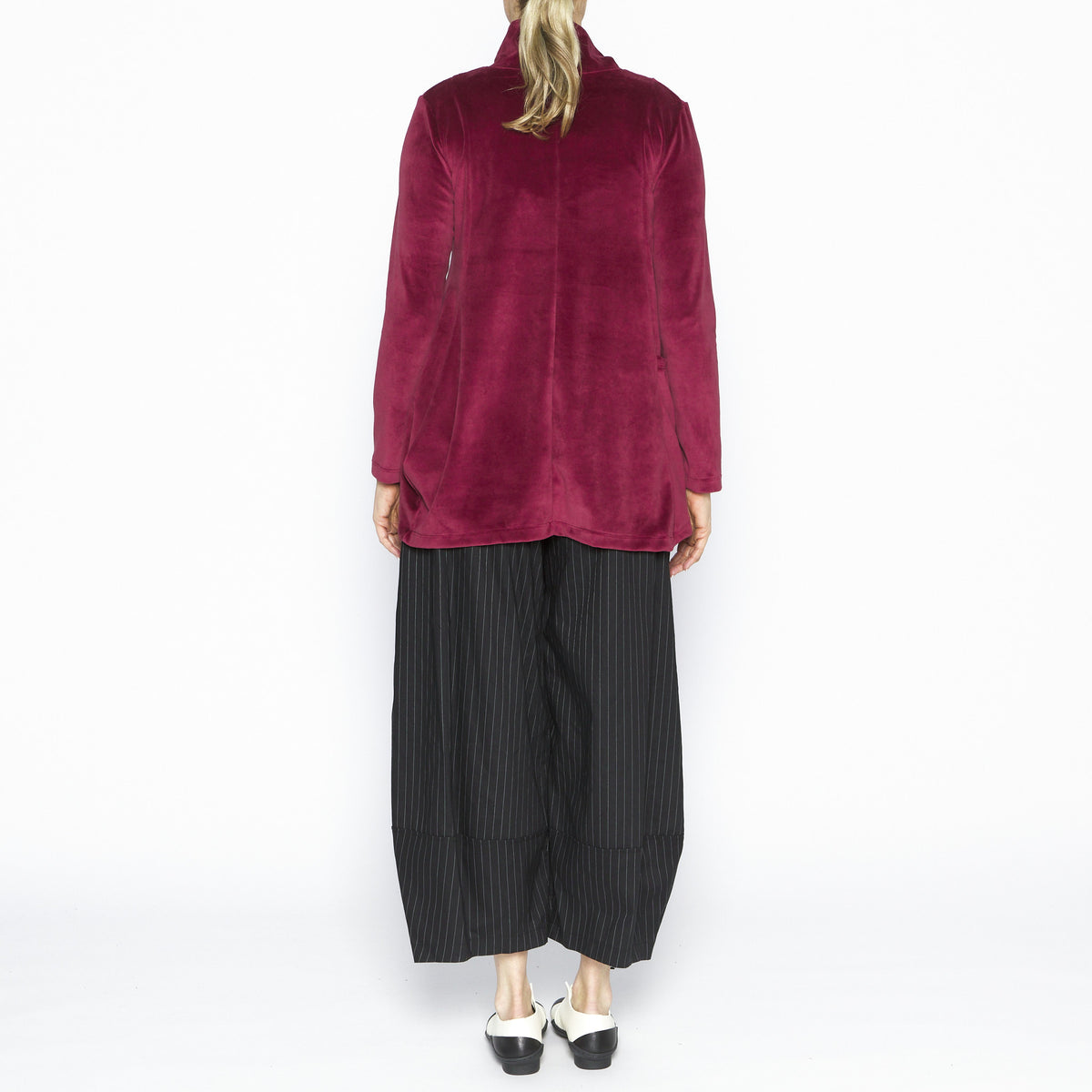 Jesse Brick Velour Tunic