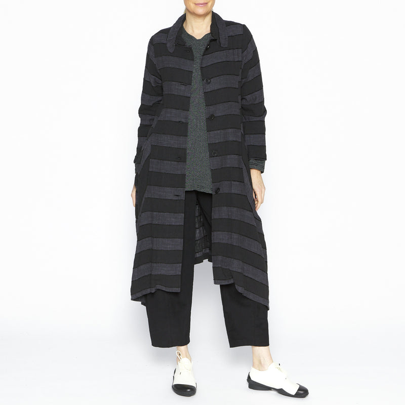 Jesse Black Fine Stripe Tunic