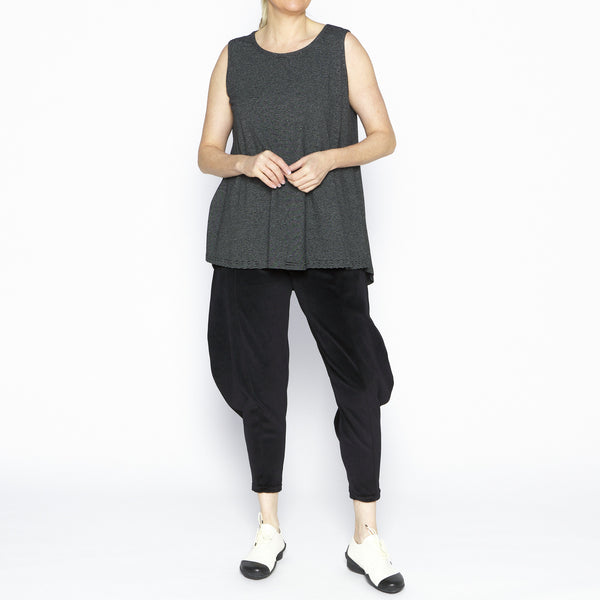 Ettie Black Fine Stripe Tank