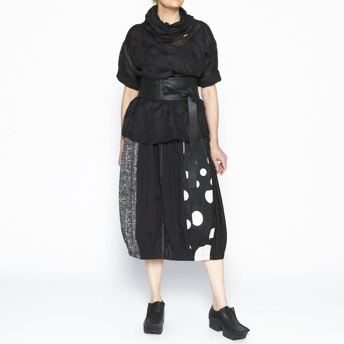 Keeley Upcycled Spot Skirt