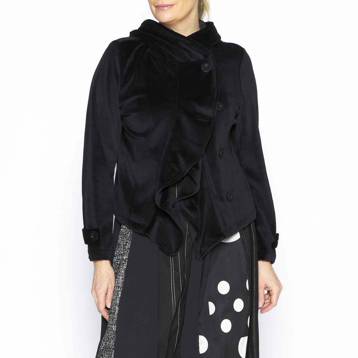 Keeley Upcycled Spot Skirt