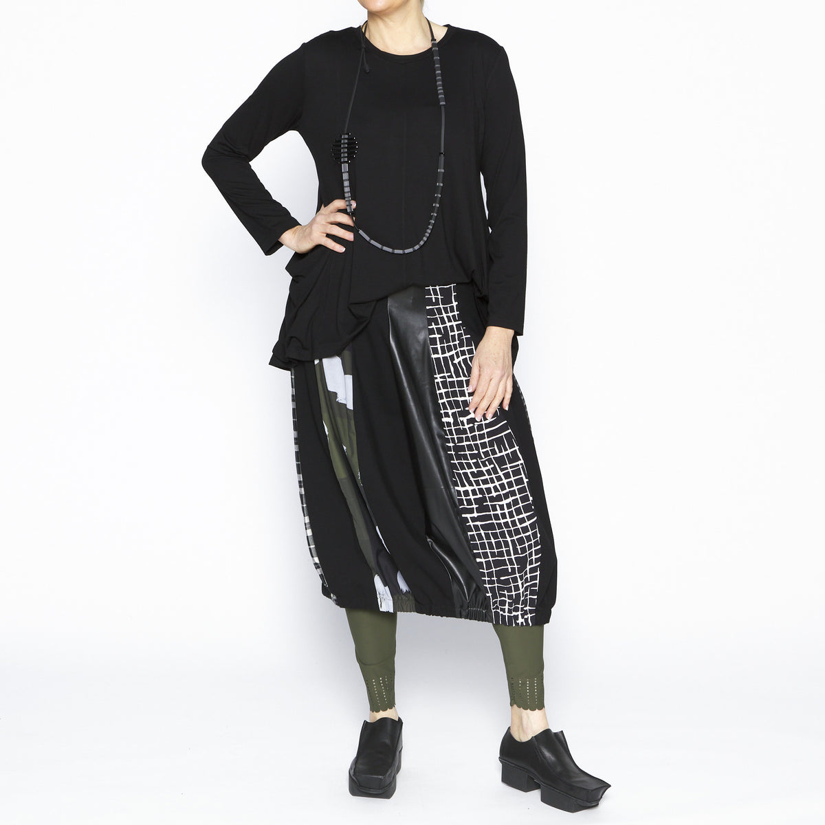 Keeley Upcycled Taffeta Skirt