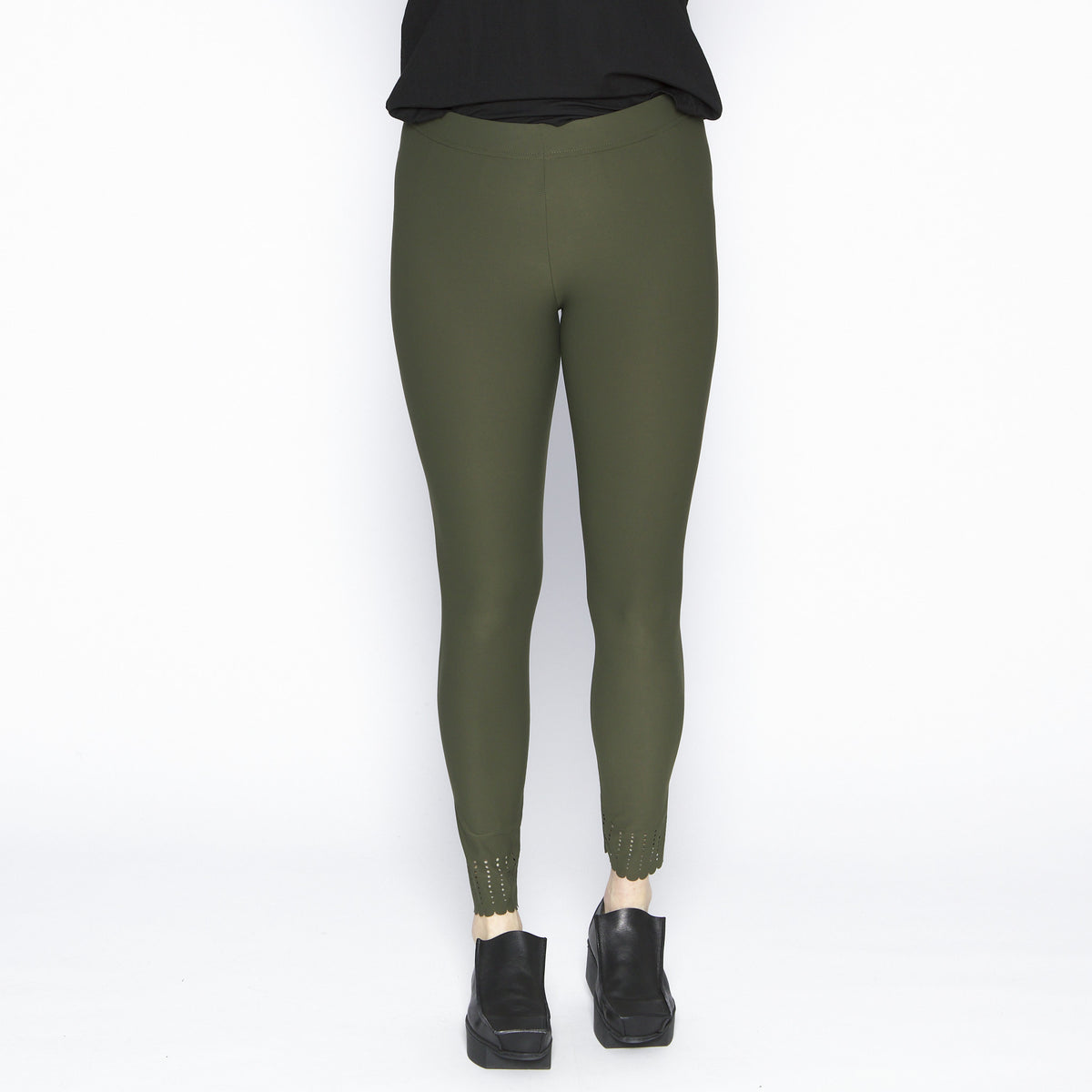 Khaki Laser Dot Leggings