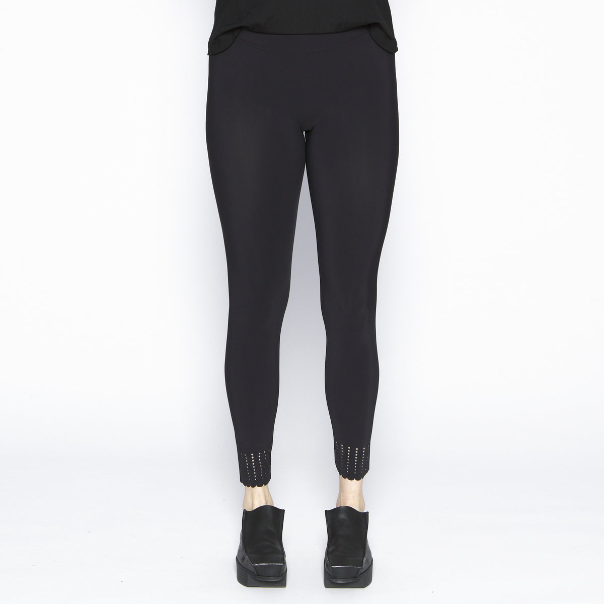 Black Laser Dot Leggings