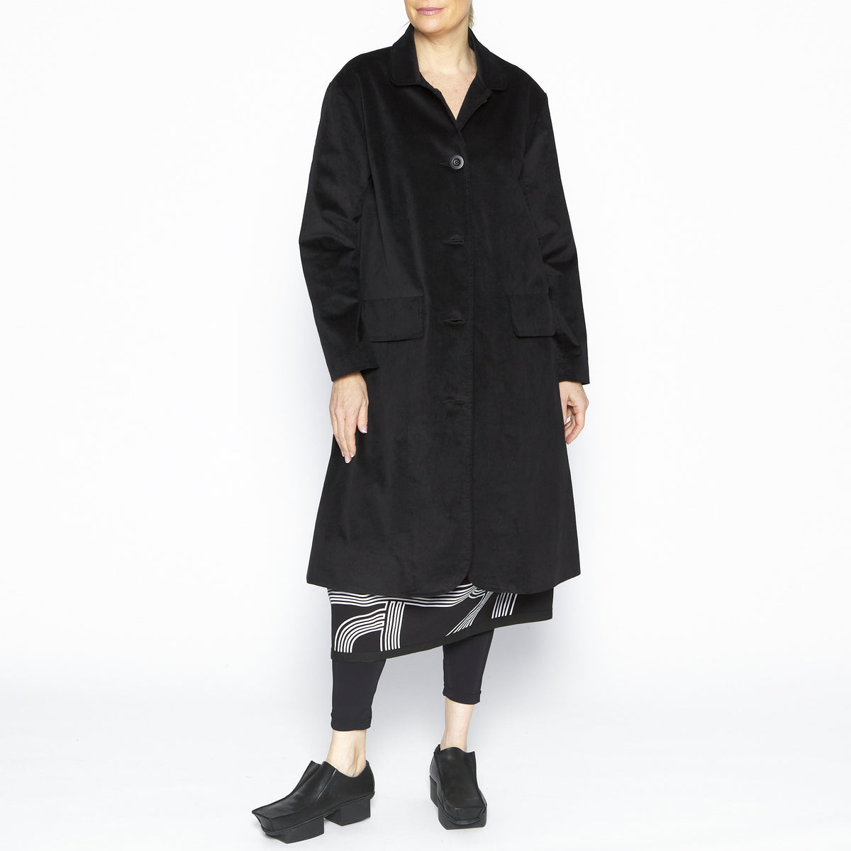 Edie Black Coat