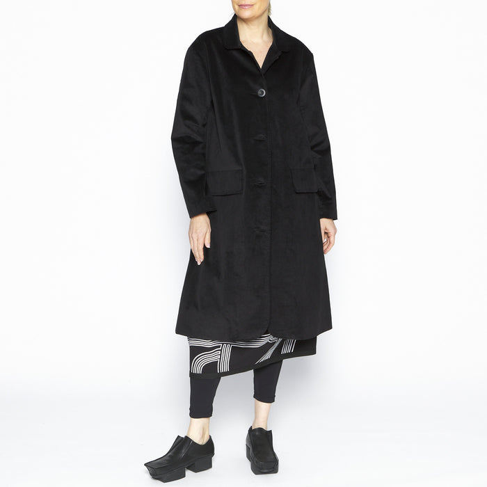 Edie Black Coat