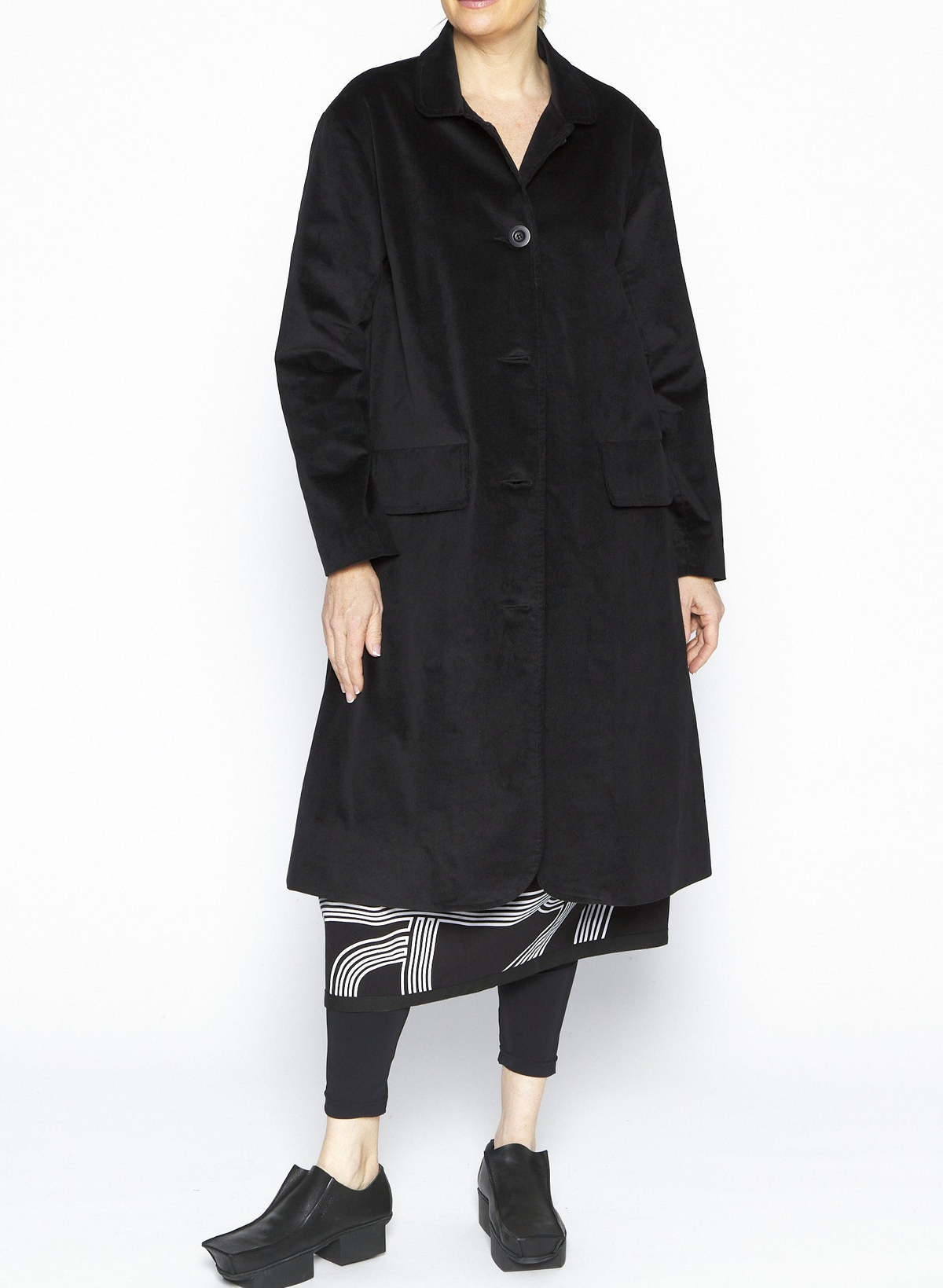 Edie Black Coat